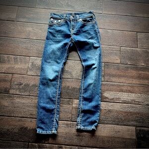 True Religion Rocco relaxed skinny blue denim jeans 29